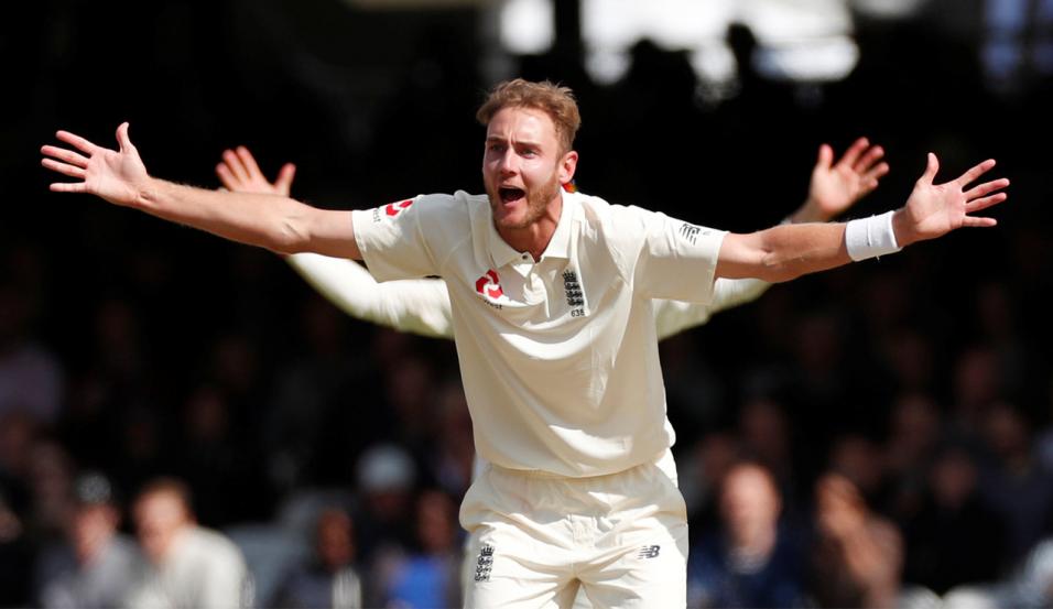 Stuart Broad is a big fan of using DRS...when he's the one bowling.